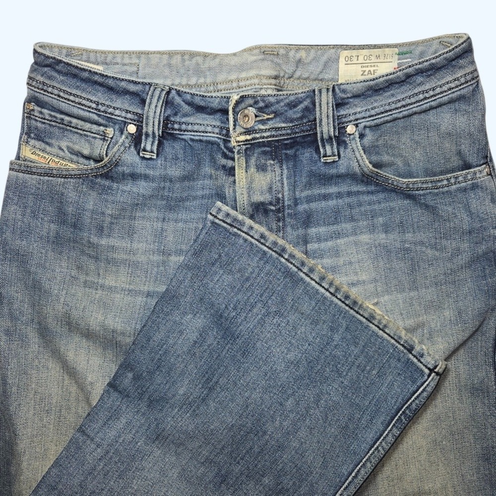 Diesel Zaf Bootcut Flare Jeans Mens 30x30 (Inseam 31") Made in Italy Button Fly
